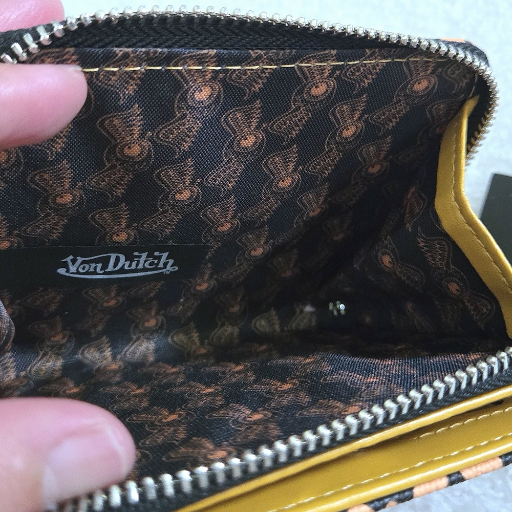 Von Dutch "Orange🧡 Cheetah" Bifold✌️ Wallet - NWT - Picture 10 of 16